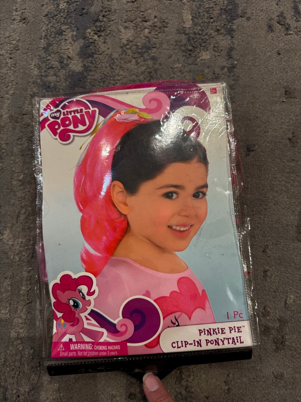 My little pony Pinkie Pie Retro Clip in Ponytail wig